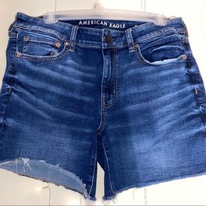 american eagle navy jean shorts